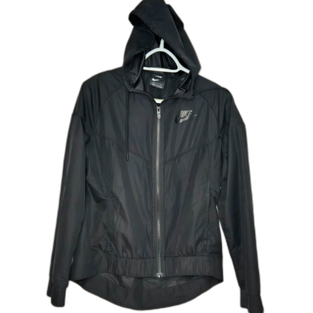 Nike Windrunner Hooded Jacket | Women's Size S | Black Mesh Lined Windbreaker